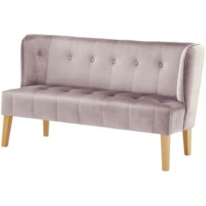 switch Küchensofa  Samt Bella ¦ rosa/pink ¦ Maße (cm): B: 158 H: 90 T