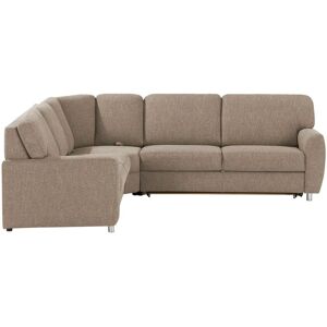 smart Ecksofa  Valencia ¦ braun ¦ Maße (cm): B: 240 H: 90 T: 270