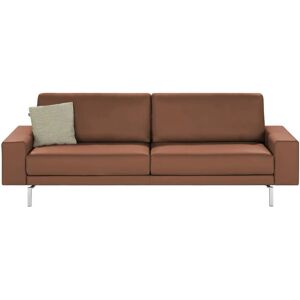 hülsta Sofa Sofabank aus Leder  HS 450 ¦ braun ¦ Maße (cm): B: 240 H: