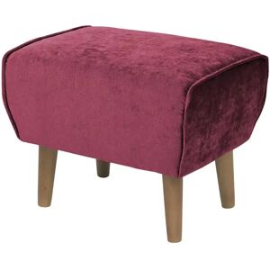 SOHO Hocker  Ellinor ¦ rot ¦ Maße (cm): B: 56 H: 46 T: 41