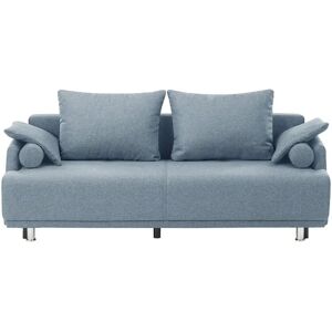 smart Sofa mit Schlaffunktion  Zamira ¦ blau ¦ Maße (cm): B: 218 H: 9