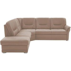 meinSofa Ecksofa aus Mikrofaser Edda ¦ beige ¦ Maße (cm): B: 253 H: 9