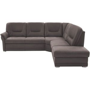 meinSofa Ecksofa aus Mikrofaser Edda ¦ braun ¦ Maße (cm): B: 253 H: 9