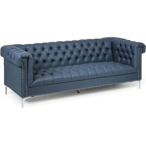 B2B Partner Dreisitzer-Sofa RICK, 3 Sitze, blau