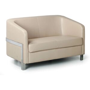 B2B Partner Zweisitzer-Sofa BULLDOG, 2 Sitzflächen, beige