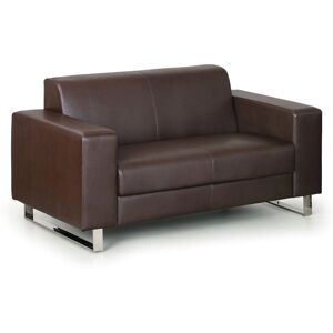 B2B Partner Zweisitzer-Sofa PRIMATOR, 2 Sitzflächen, braun