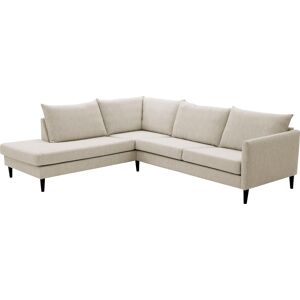 Atlantic Home Collection Ecksofa x vergleichen mit Ecksofas - Recamiere ATLANTIC 258 B/H: (creme) 79 - HOME 2024) Struktur, COLLECTION cm, mit Kelkoo Sofas Massivholzfüßen Preise \