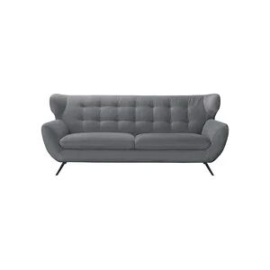 Jette Home Sofa 3-sitzig  Mellow ¦ grau ¦ Maße (cm): B: 225 H: 94 T: 95