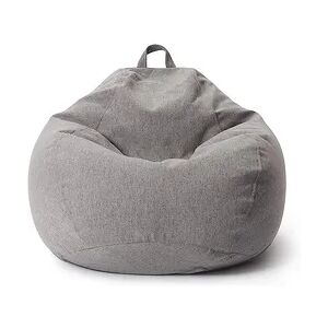 Lumaland Sitzsack Comfort Line 120l - 70 x 80 x 50 cm - Hellgrau