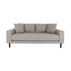 Lido Sofa 2,5 Personen 2 Kissen braun.