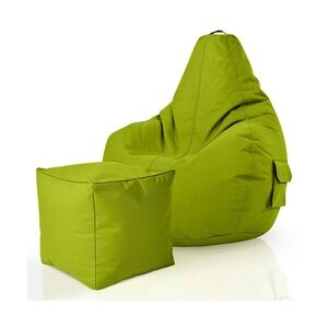 Green Bean© 2er Set Sitzsack + Hocker 