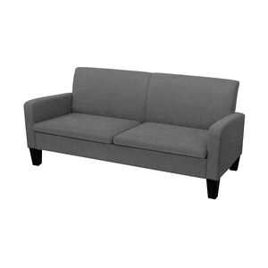 vidaXL 3-Sitzersofa 180 x 65 x 76 cm Dunkelgrau