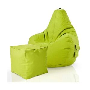Green Bean© 2er Set Sitzsack + Hocker 