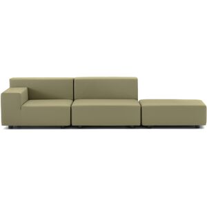 Kartell - Plastics Tech Fabric 2 Sitzer Sofa Pouf - grün