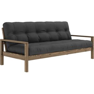 Karup Design KNOB Schlafsofa - carob/dark grey - Sofa: 205x95x79 cm, Bett: 190x130x40 cm