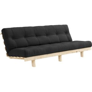 Karup Design LEAN Schlafsofa - raw/dark grey - Sofa: 190x100x73 cm, Bett: 190x130x35 cm