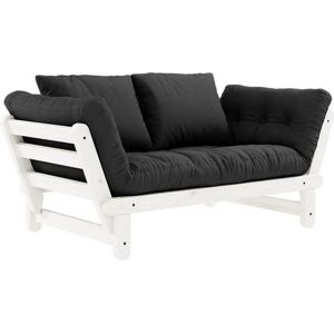 Karup Design BEAT Schlafsofa - white/dark grey - Sofa: 162x80x77 cm, Bett: 200x80x37 cm