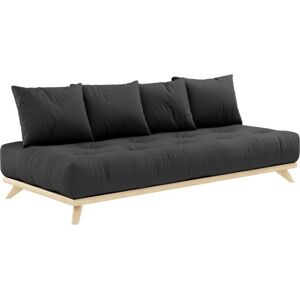 Karup Design SENZA Sofa - clear/dark grey - 200x90x40 cm