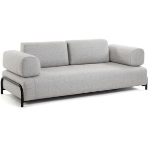 Kave Home Compo Babel 3-Sitzer Sofa - hellgrau - 232x98x82 cm