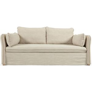 Kave Home Tanit Siena Schlafsofa - elfenbein/weiß - 210x100x83 cm