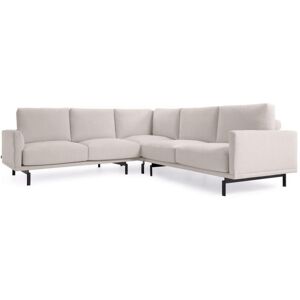 Kave Home Galene Grande 4-Sitzer Ecksofa - elfenbein/beige - 267x267x94 cm