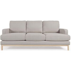 Kave Home Mihaela Presence 3-Sitzer Sofa - grau - 203x95x88 cm