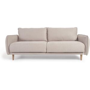 Kave Home Carlota Austin 3-Sitzer Sofa - beige - 210x95x84 cm