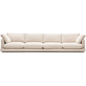 Kave Home Gala Secreto 6-Sitzer Sofa - beige - 390x105x87 cm