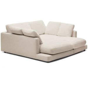 Kave Home Gala Secreto 3-Sitzer mit Doppel-Chaiselongue - beige - 210x193x87 cm