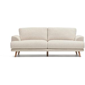 Kave Home Karin Saima 2-Sitzer Sofa - elfenbein/weiß - 211x97x92 cm