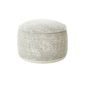 HOME STORY Pouf ¦ grau ¦ 100% Polyesterfüllung ¦ Maße (cm): H: 35  Ø: [60.0] Heimtextilien > Kissen > Bodenkissen - Sconto