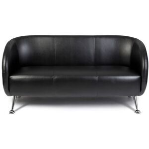 hjh OFFICE ST. LUCIA   3-Sitzer - Lounge Sofa Schwarz