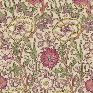 Morris and Co Stoff Pink and Rose