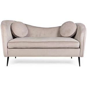 Candis zweisitzer-sofa von bizzotto, bezogen mit polyester mit samteffekt