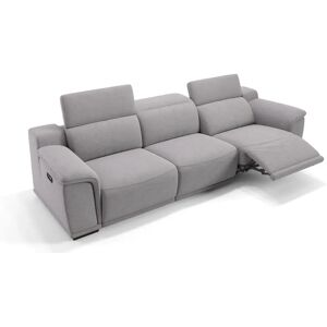 sofanella Designercouch MONTEFINO 3-Sitzer XXL Megasofa 284x75x108cm Grau