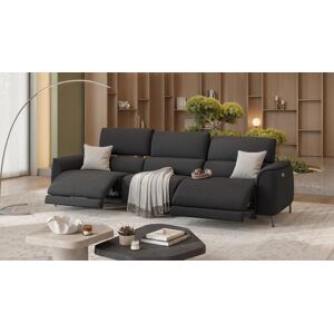 sofanella BIG Sofa COMO 3-Sitzer XXL Megasofa 270x97x101cm Schwarz