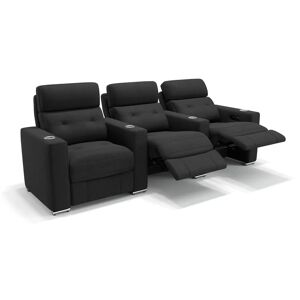 sofanella Stoff 3-Sitzer Sofa MATERA mit Funktion 249x100x96cm Beige