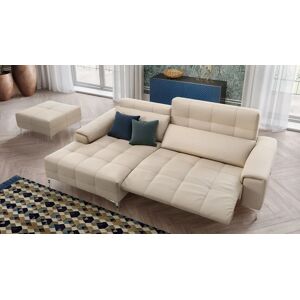 sofanella SALENTO Ecksofa kompakt & hochwertig Relaxfunktion Eckcouch 217x80x100cm Beige