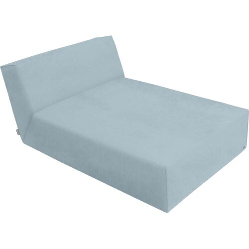 Tom Tailor Home Chaiselongue TOM TAILOR HOME „ELEMENTS“ Sofas Gr. B/H/T: 94 cm x 70 cm x 159 cm, Samtstoff TSV, mit Bettfunktion, blau (sky tsv 13) Chaiselongues Sofaelement wahlweise mit Bettfunktion