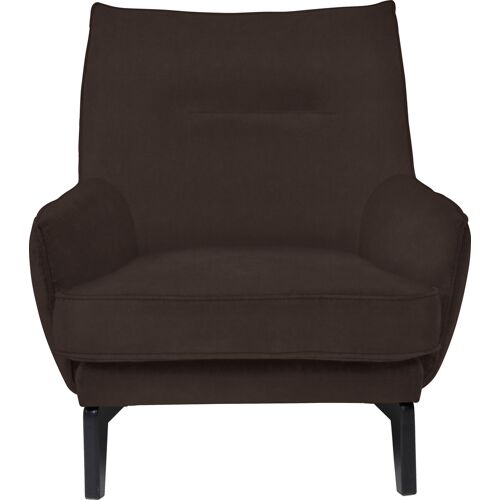 Furninova Loungesessel FURNINOVA „Willow“ Sessel Gr. Leder GOLF, B/H/T: 86 cm x 85 cm x 88 cm, braun (dark brown) Loungesessel bequemer im skandinavischen Design