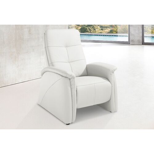 Exxpo – Sofa Fashion Sessel EXXPO – SOFA FASHION „Tivoli“ Gr. Kunstleder SOFTLUX, mit Relaxfunktion und 2 Armlehnen, B/H/T: 87 cm x 109 cm x 152 cm, weiß (altweiß) Lesesessel Relaxsessel und Sessel mit Relaxfunktion 2 Armlehnen