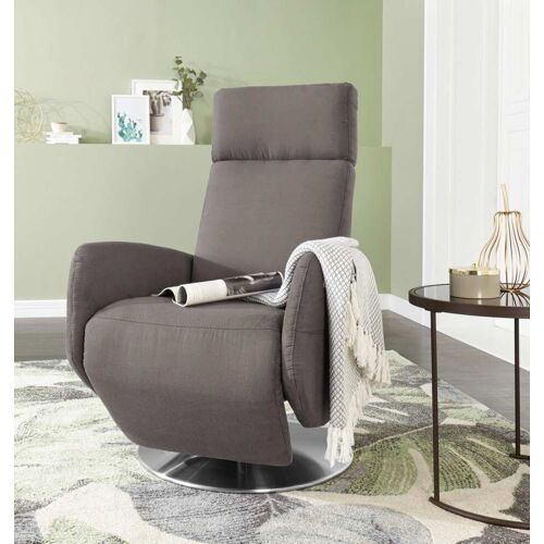 Sit&More TV-Sessel SIT&MORE „Kobra“ Sessel Gr. Luxus-Microfaser Vintageoptik, B/H/T: 71 cm x 110 cm x 82 cm, grau Fernsehsessel und TV-Sessel