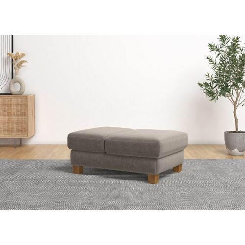 Home Affaire Polsterhocker HOME AFFAIRE „Dundee“ Hocker Gr. B/H/T: 75 cm x 46 cm x 109 cm, Flachgewebe, mit Klappfunktion, grau (taupe) Polsterhocker mit Klappfunktion – wie ein Sessel nutzbar