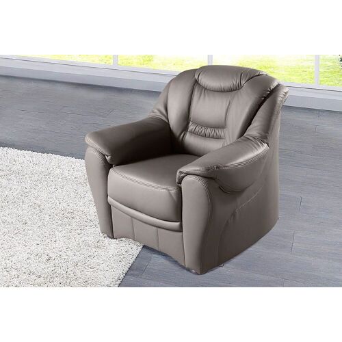 Sit&More Sessel SIT&MORE „Bansin“ Gr. NaturLEDER, B/H/T: 98 cm x 94 cm x 95 cm, grau Ledersessel Polstersessel Sessel