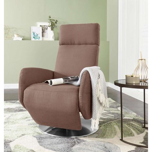 Sit&More TV-Sessel SIT&MORE „Kobra“ Sessel Gr. Luxus-Microfaser Vintageoptik, B/H/T: 71 cm x 110 cm x 82 cm, braun Fernsehsessel und TV-Sessel