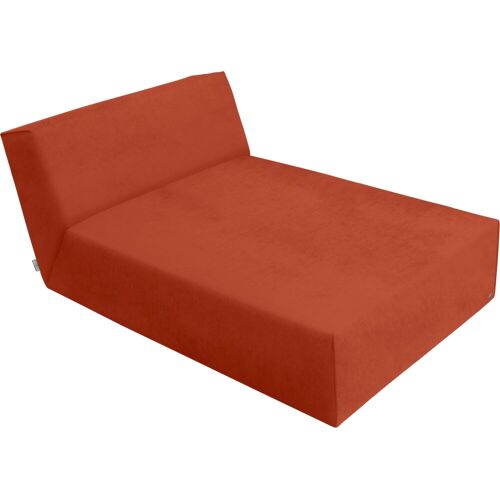 Tom Tailor Home Chaiselongue TOM TAILOR HOME „ELEMENTS“ Sofas Gr. B/H/T: 94 cm x 70 cm x 159 cm, Samtstoff TSV, ohne Bettfunktion, orange (saffron tsv 17) Chaiselongues Sofaelement wahlweise mit Bettfunktion