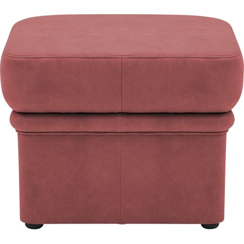 Villa Beck Hocker VILLA BECK „Varese“ Gr. B/H: 58 cm x 44 cm, Microfaser, rot (18 red) Fußhocker Hocker mit Stauraum Polsterhocker inklusive aufklappbarer Sitzfläche, in Sitzhöhe 46 cm