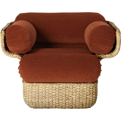 Gubi – Basket Lounge Chair – rot