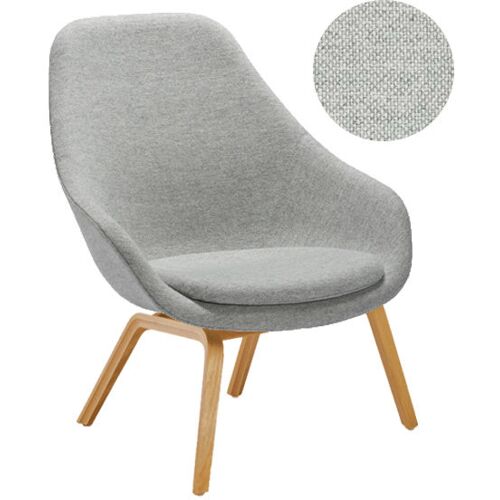 HAY – About A Lounge Chair High Aal 93 – grau