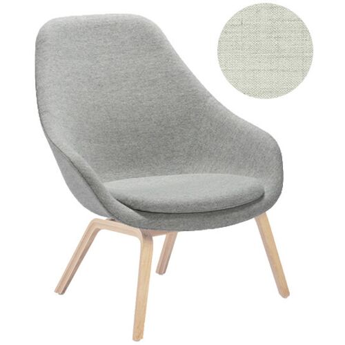 HAY – About A Lounge Chair High Aal 93 – grau